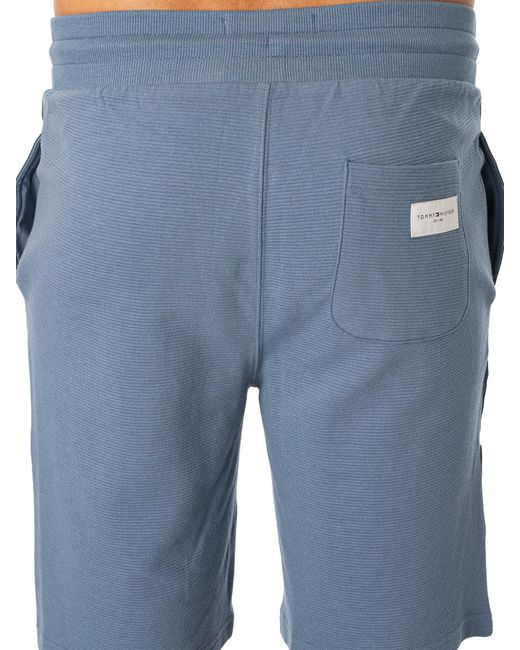 Tommy Hilfiger Blue Lounge Side Stripe Sweat Shorts for men