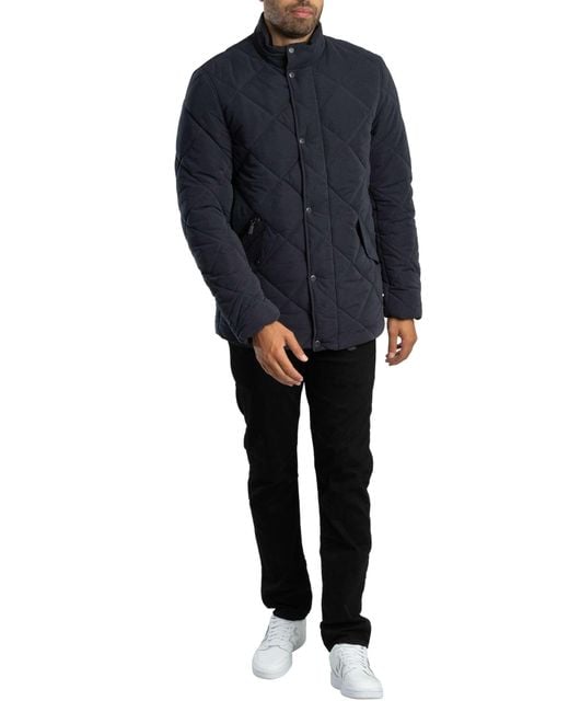 Barbour Blue Winter Chelsea Quilted Jacket for men