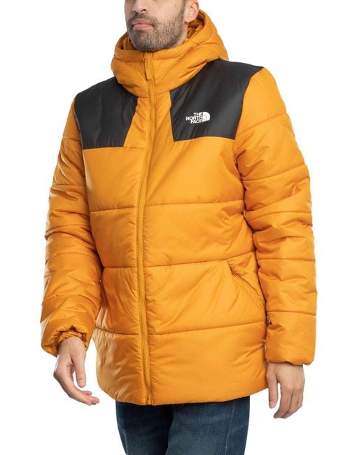 The North Face Orange Massif Puffer Jacket for men