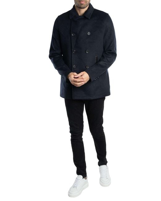 Ted Baker Blue Aldovie Peacoat Jacket for men