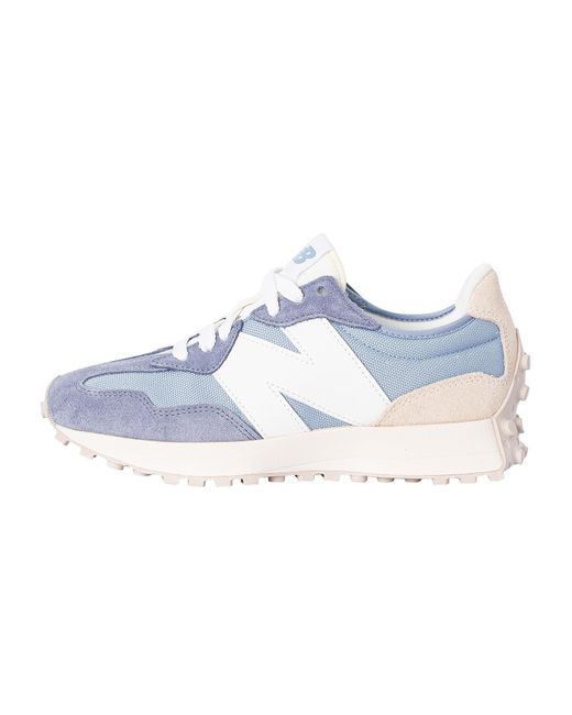 New Balance Blue 327 Suede Trainers for men