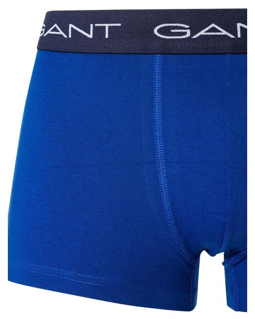 Gant Blue 5 Pack Essentials Trunks for men