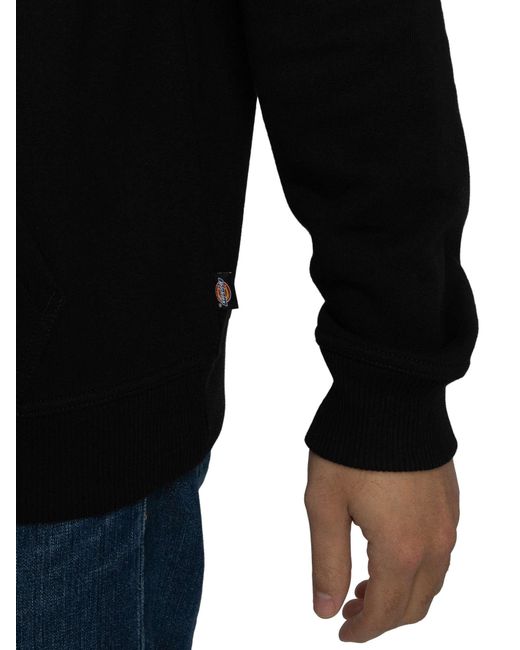 Dickies Black Payson Back Graphic Pullover Hoodie for men