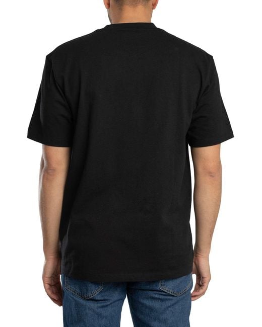 HUGO Black Dumeon Logo T-shirt for men