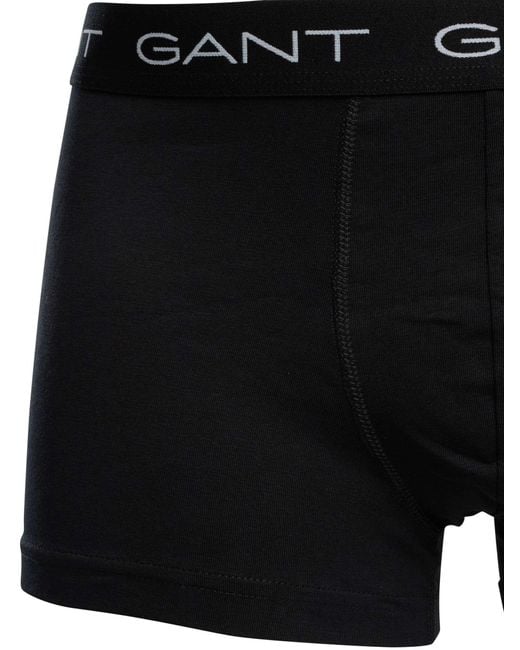 Gant Black 7 Pack Trunks for men