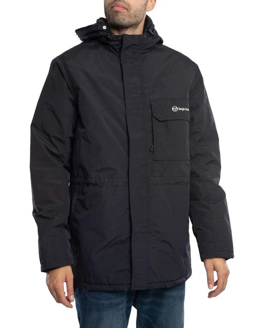 Sergio Tacchini Blue Budge Parka Jacket for men