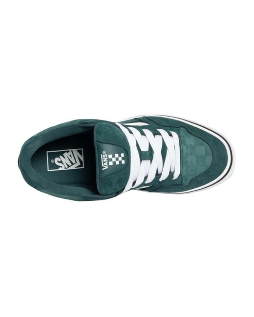 Vans Green Caldrone Embossed Suede Trainers for men