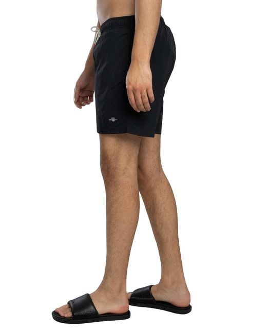Gant Blue Logo Swim Shorts for men