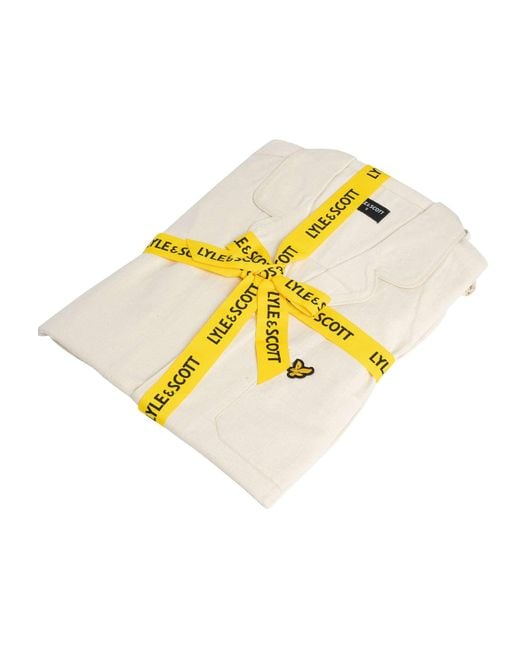 Lyle & Scott Natural Remmington Pyjama Set for men