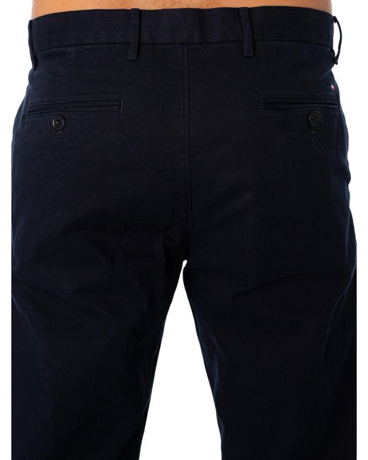 Tommy Hilfiger Black Harlem Chino Trousers for men