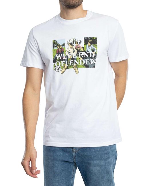 Weekend Offender White Hymns Graphic T-shirt for men