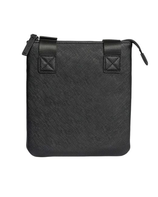 ARMANI EXCHANGE Black Box Logo Crossbody Bag for men