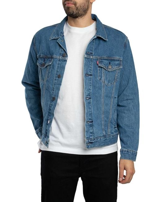 Levi's Blue The Trucker Jacket for men