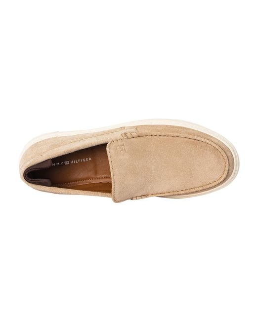 Tommy Hilfiger Natural Casual Suede Loafers for men