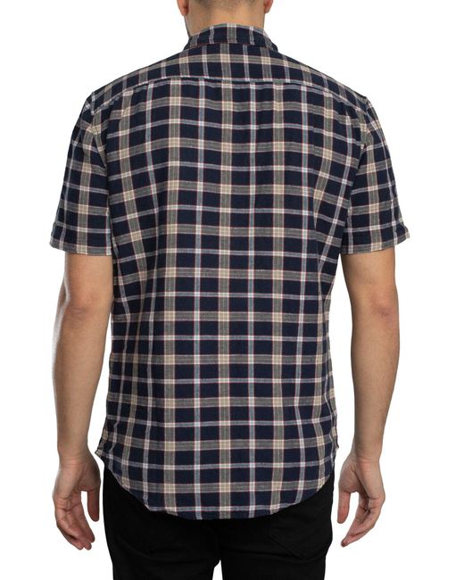 Levi's Black Sunset Short Sleeved Shirt for men
