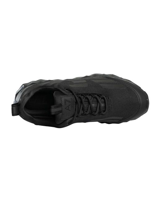 EA7 Black Ultralight Sole Trainers for men