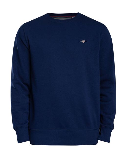 Gant Blue Regular Shield Sweatshirt for men