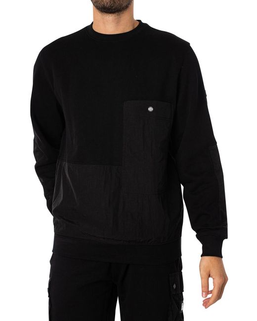 Weekend Offender Black Sirenko Sweatshirt for men