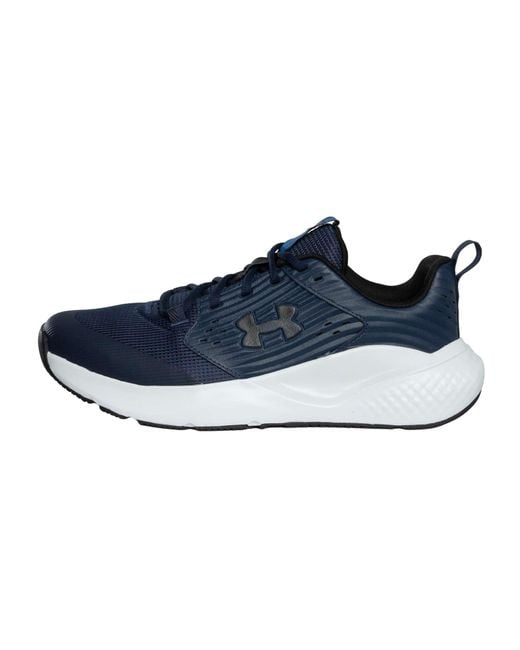 Under Armour Blue Charged Commit 4 Trainers for men