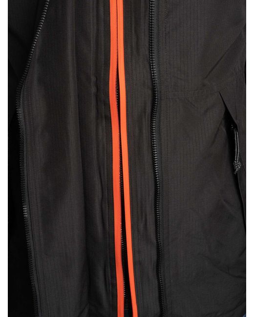 Superdry Black Hooded Yachter Windbreaker Jacket for men