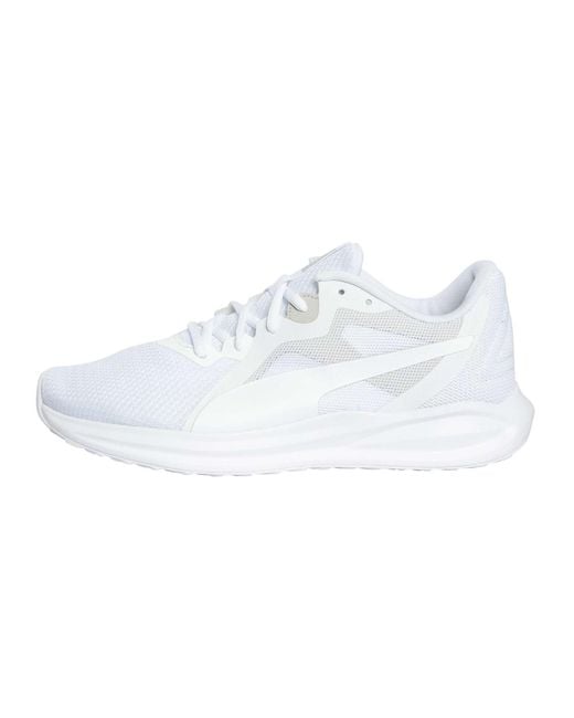 PUMA White Twitch Runner Trainers for men