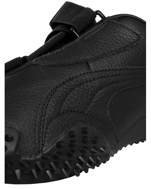 PUMA Black Mostro Leather Trainers for men