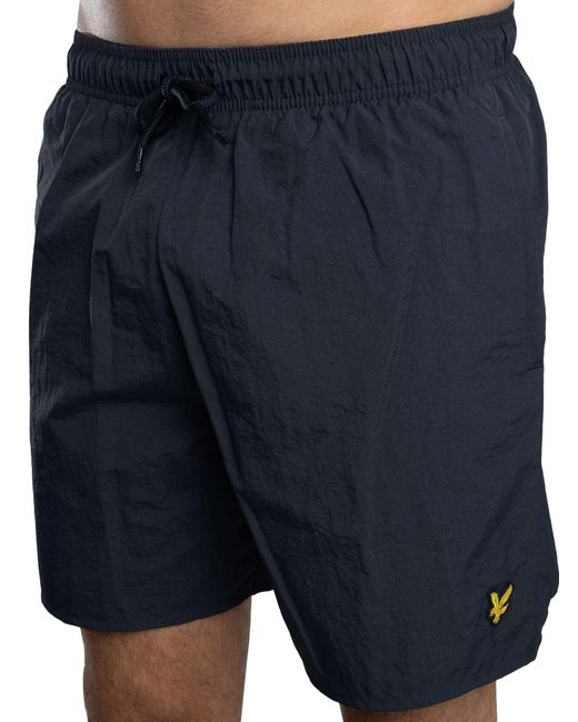 Lyle & Scott Blue Plain Swim Shorts for men