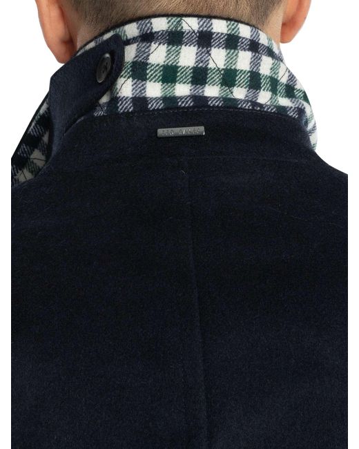 Ted Baker Blue Aldovie Peacoat Jacket for men
