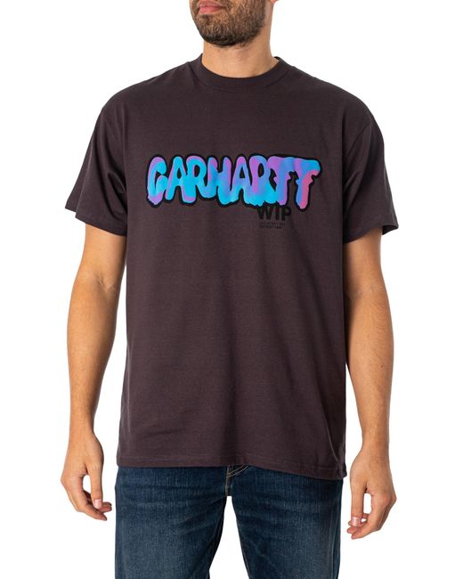 Carhartt Blue Drip T-shirt for men