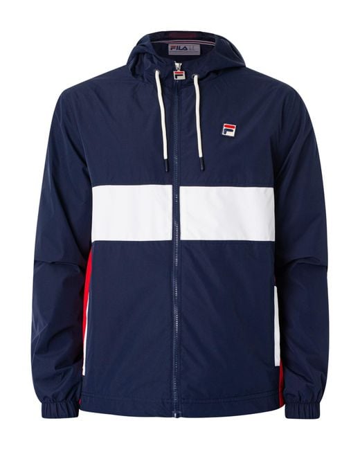 Fila blue outlet jacket