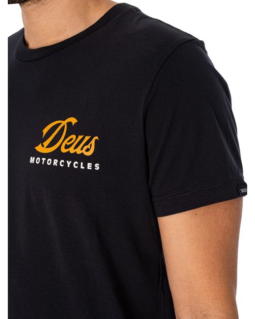 Deus Ex Machina Black Ride Out T-shirt for men
