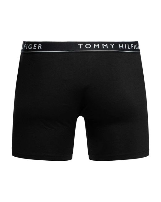 Tommy Hilfiger Black 3 Pack Everyday Essentials Boxer Briefs for men