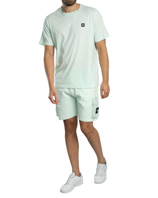 Weekend Offender Green Noreaster Cargo Shorts for men