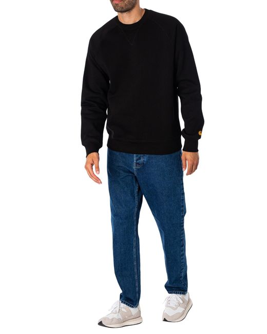 Carhartt Blue Newel Relaxed Tapered Jeans for men