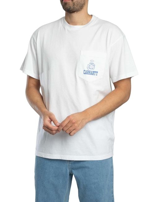 Carhartt White Pond Corps Pocket T-shirt for men