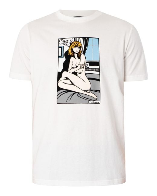 Antony Morato White Regular Fit T-shirt for men