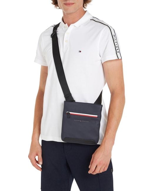 Tommy Hilfiger White Essential Corp Mini Bag for men
