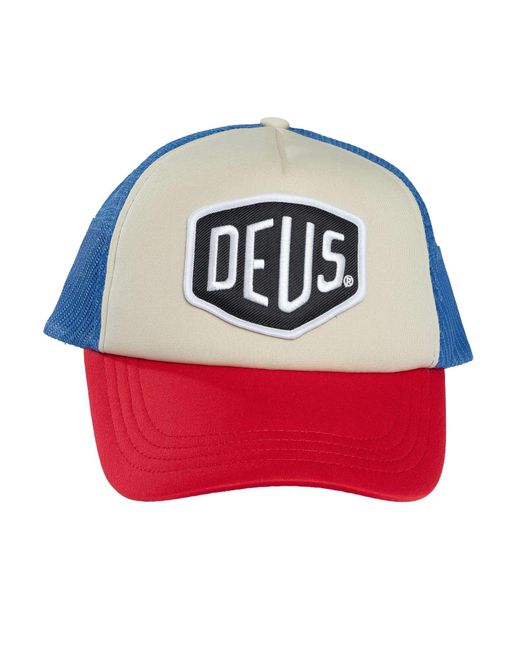 Deus Ex Machina Pink Baylands Trucker Cap for men