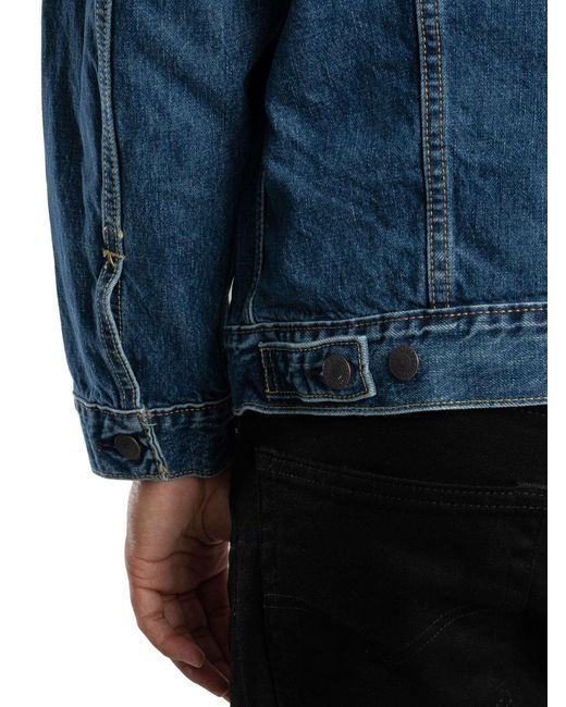 Levi's Blue Relaxed Fit Trucker Jacket for men