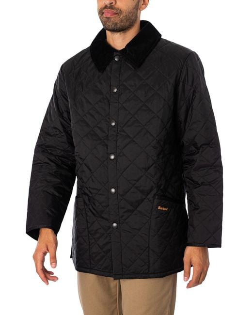 Barbour Black Liddesdale Quilted Jacket for men