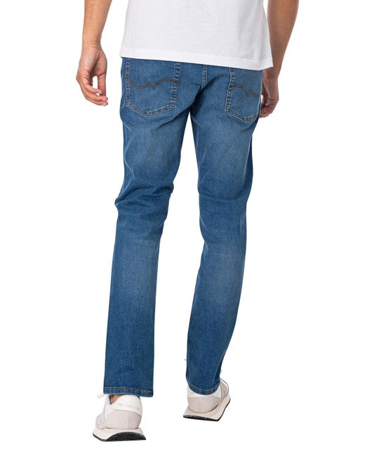 Jack & Jones Blue Glenn Original 223 Slim Jeans for men