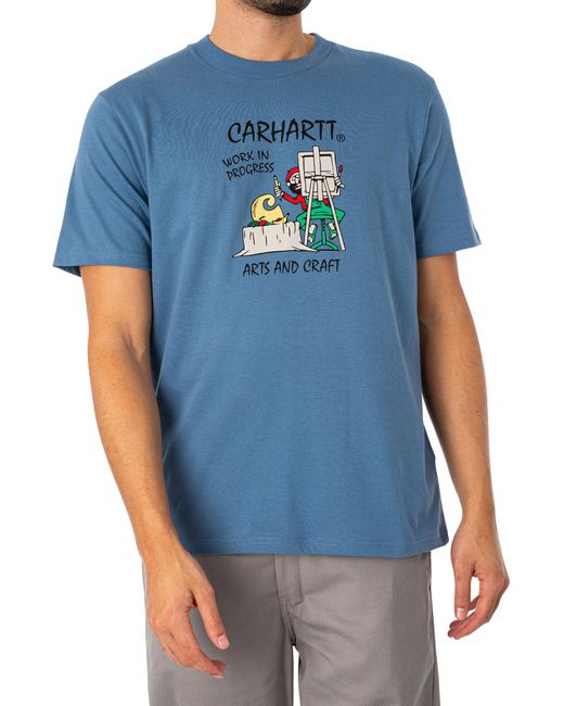 Carhartt Blue Art Supply T-shirt for men