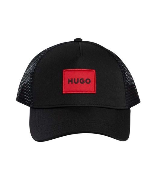 HUGO Black Kody Mesh Baseball Cap for men