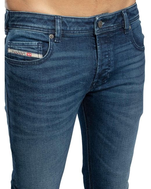 DIESEL Blue 2007 Zatiny Bootcut Jeans for men