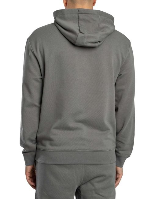 HUGO Gray Dapo Dayote Hooded Tracksuit for men