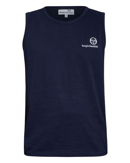 Sergio Tacchini Blue Sawyer Vest for men