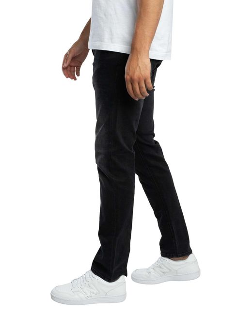 Replay Black Grover Straight Fit Jeans for men