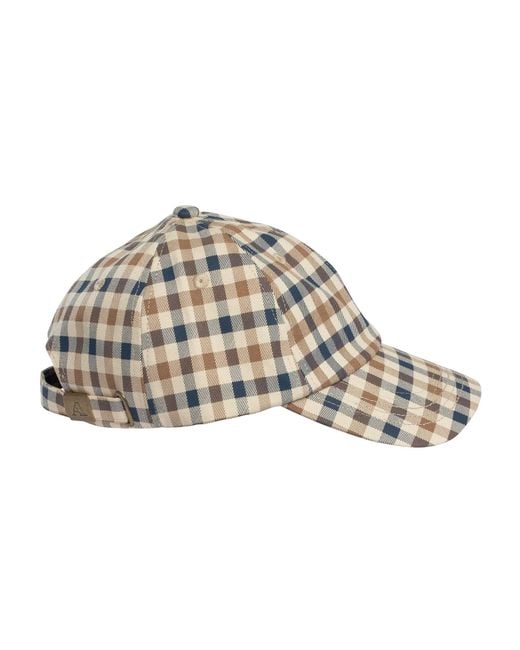 Aquascutum White Active Iconic Baseball Cap for men