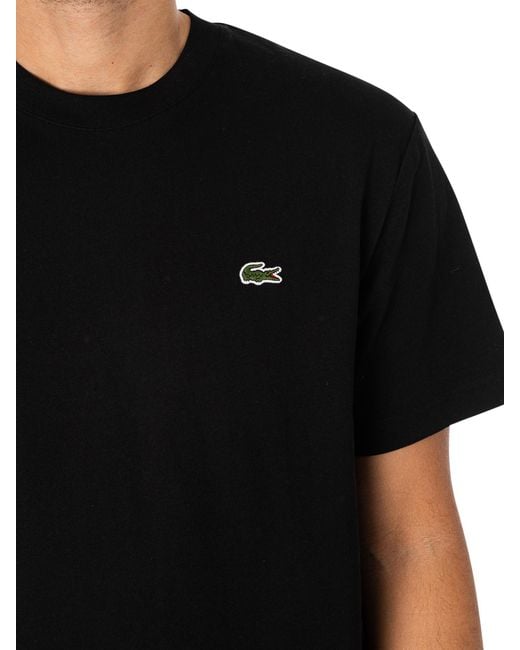 Lacoste Black Classic Logo T-shirt for men