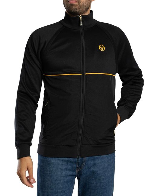Sergio Tacchini Black New Catania Track Jacket for men